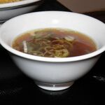 らーめんでぽっと - チャーハンのスープ