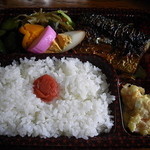 ふくしま - ～再訪時～　鯖弁当（５００円）　鯖も肉厚ですよ。＾0＾