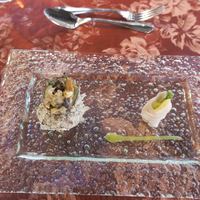 日和庵 - サザエの昆布〆と太刀魚