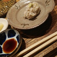 日本橋 蕎ノ字 - そばがきです。