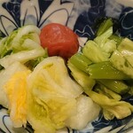 卓 - お漬物その２