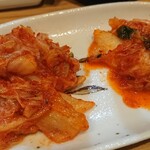 卓 - ２種類のキムチ