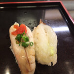 あかめ寿司 - フグとガスエビ