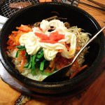 韓国家庭料理どらじ - 石焼き明太子マヨビビンバ