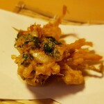 Tempura Yuzuya - 白エビのかきあげ