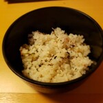 Tempura Yuzuya - 梅とじゃこの炊き込みご飯