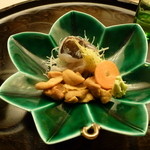 懐石料理 桝田 - 生とり貝と雲丹