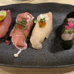 炭火と肉寿司 華吹 - 
