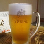 大和 - 生ビール 中。　　　　　2020.07.04