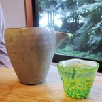 Daiwa - 三重県久居 蔵元 「油正」初日 冷酒 純米酒 1本 300ml 756円 ×2 を お願いしました。　香りは、もうひとつですが、旨味が有り、美味しい日本酒です。　　　　　2020.07.04
