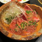 高麗房 - 黒毛和牛肉刺し酢2400円