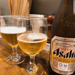 創作麺工房 鳴龍 - 瓶ビール　500円