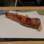 にい留 - 万願寺唐辛子の赤：甘味に驚く