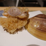 にい留 - はまぐり：脂をダメにしても揚げたいと言わしめた一品