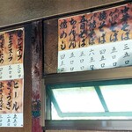 新ちゃん - おしながき　味わいの在るフォントの文字