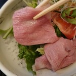 米沢牛黄木 牛鍋おおき  - 米沢牛冷しゃぶサラダ