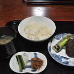 農家レストラン 愚為庵 - 春の膳 揚げ物とご飯 2012-5-30