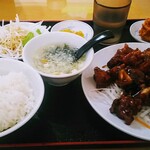 台湾料理 福祥閣 - 黒酢鶏ランチ650円