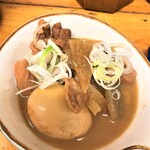 晩杯屋 - 200703金　東京　晩杯屋 大山店　煮込み玉子150円