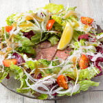 Roast beef salad