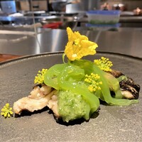 中土 - 鰻と胡瓜のnouille(ヌイユ)　シェフの真骨頂を感じられる素晴らしい一皿♪