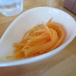 凜’s Cafe - サービスの人参のピクルス♪