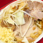 ラーメン二郎 - ラーメン小＋ニンニク多め