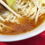 ラーメン二郎 - スープ