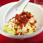 ラーメン二郎 - 白ネギに粗挽き