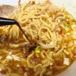 ラーメン二郎 - 赤酢投入～♪