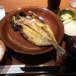 Ootoya - 炭火焼きトロあじの開き定食　ご飯小　800円