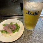 Kojuuro - 生啤酒與開胃小菜，鯛魚卡爾帕喬