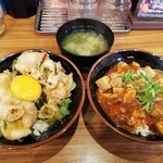 Jounetsu No Sutameshi Dondon - ダブルセット￥850　すためし×麻婆丼