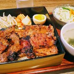 焼肉食堂 ブリスケ - カルビ・ブリスケ定食1045円