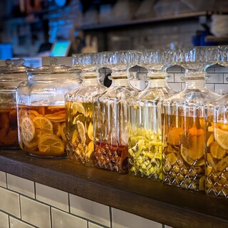 フルーツ×スパイスの自家製漬け込み酒♪