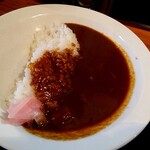 煮込み食堂 まるしば - 牛スジカレーライス半分♪