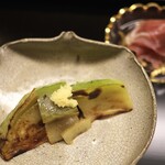 道人 - 賀茂茄子と生ハム。