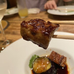 味とく家 - なんとフォアグラが出てきましたよ（＾ν＾）こりゃ美味いわ〜