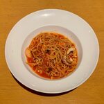 タベルナ デル ヴィットリオ - 南イタリア風魚介のトマトソーススパゲッティーニ ¥950