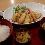 ジョイフル - とり天定食（559円）