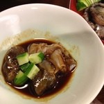 七栄鮨 - アワビの肝