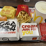 マクドナルド - ダブルチーズバーガーセット 640円