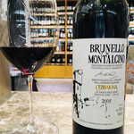 エノテカ  - ドライポルチーニ。熟成したブルネロ初めて飲んだけどこれ最高だ〜。ラベルもカッコイイ。