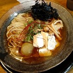 麺屋さすけ - 鯵煮干しそば1000円