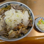 Maruyoshi - 冷たい肉蕎麦７００円