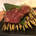 TOKYO焼肉ごぉ - ちょっとサイズ小さめにしてもらったハラミステーキ