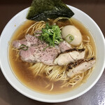 中華そば うお青 - 上中華(醤油)大盛り