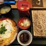 Nihonsoba Asahiya - カツ丼セット1050円