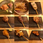 Yakitori Taniguchi - 焼き鳥だけで野菜は撮り忘れ