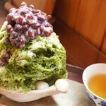 茶工房・かはだ - 【2020.07】緑茶氷(660円)